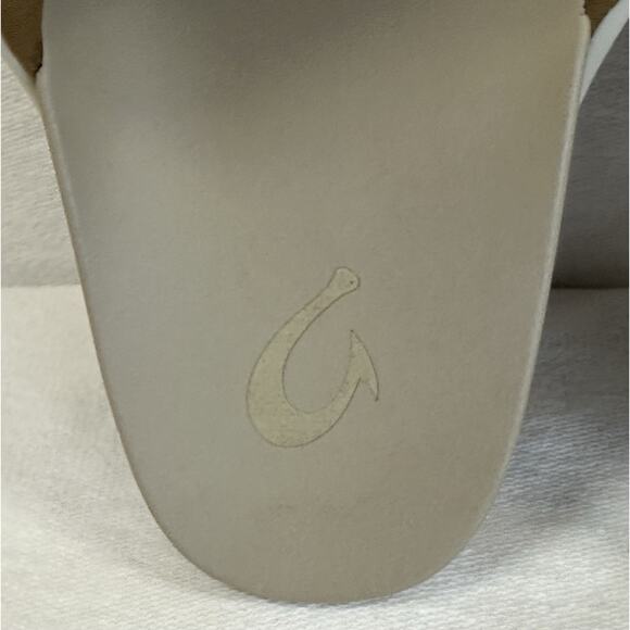 Olukai Hila Women’s Size 10 Comfort Slide Slip On Sandals Cloudy Lt Taupe EUC - Picture 5 of 7